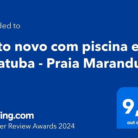 Apto Novo Com Piscina Em Ubatuba - Praia Maranduba Εξωτερικό φωτογραφία