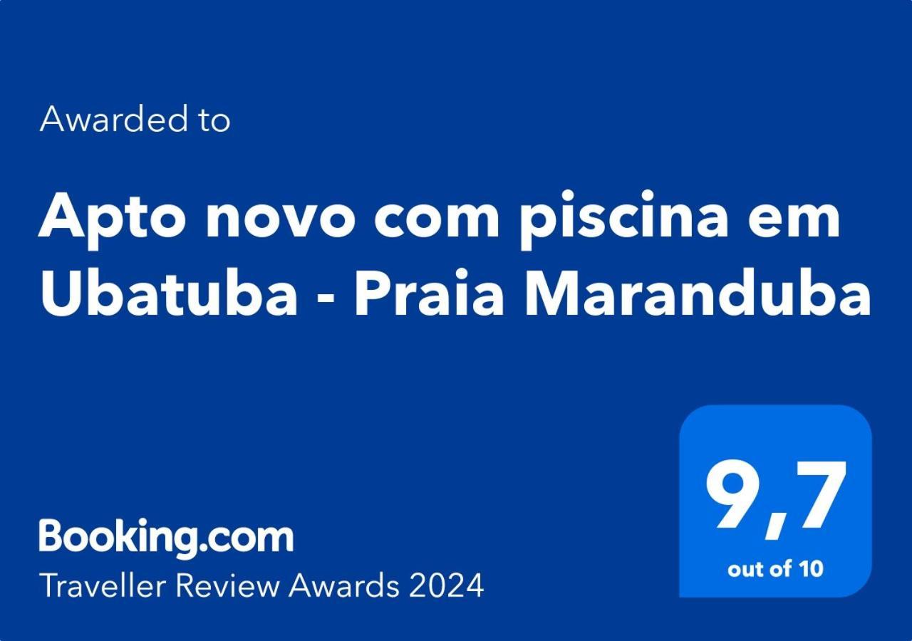 Apto Novo Com Piscina Em Ubatuba - Praia Maranduba Εξωτερικό φωτογραφία